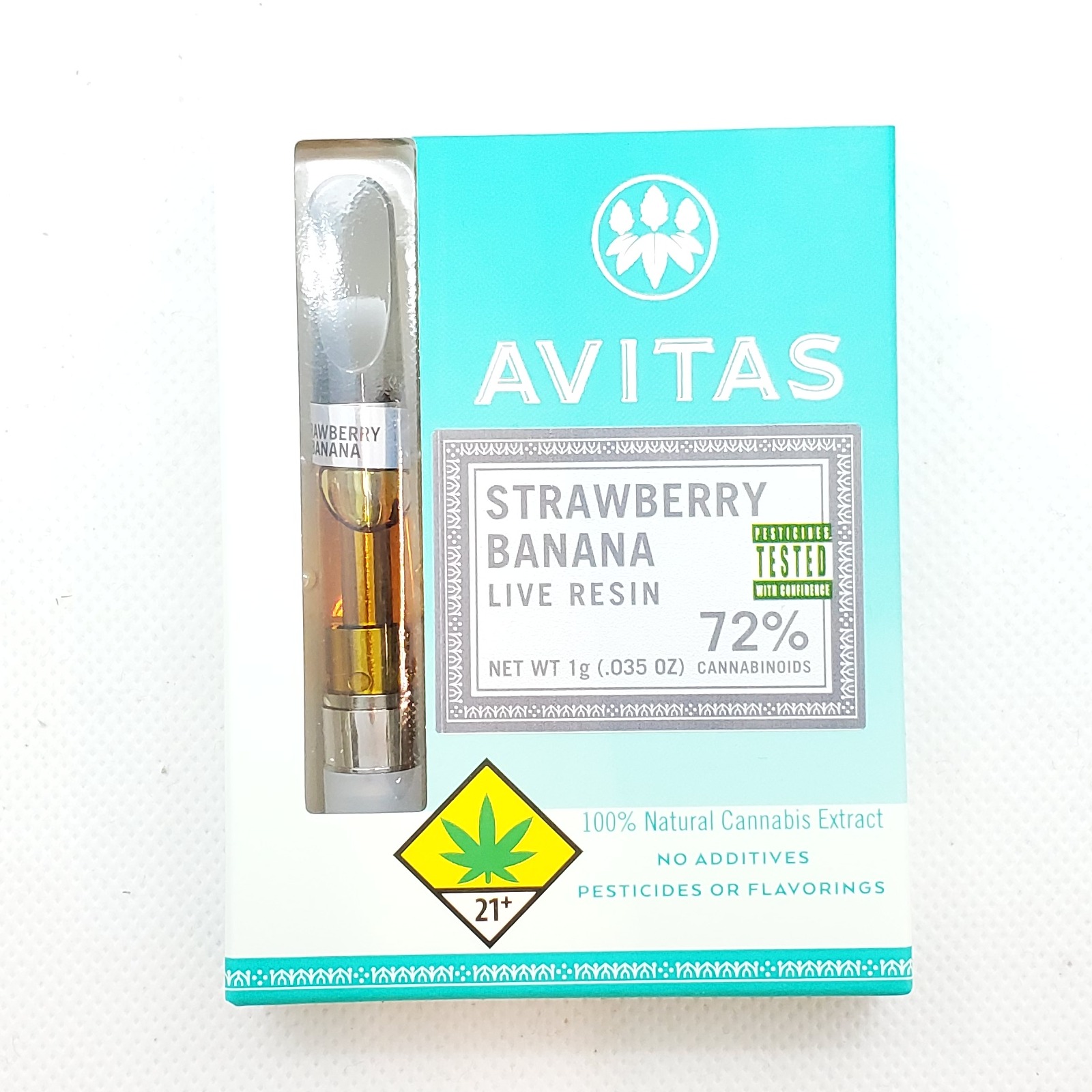 Strawberry Banana Live Resin Cartridge 1g Leafly